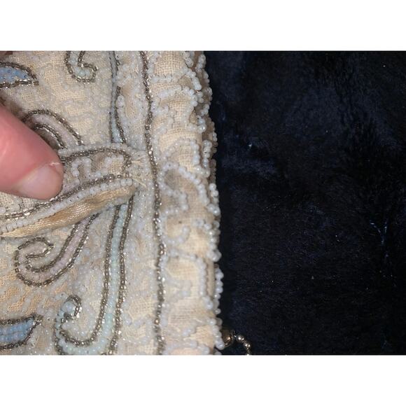 VINTAGE 40’s BEADED BELT BAG From Belgium - Picture 8 of 10